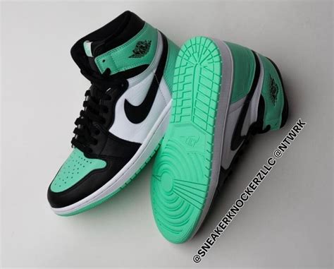 jordan high og green glow.